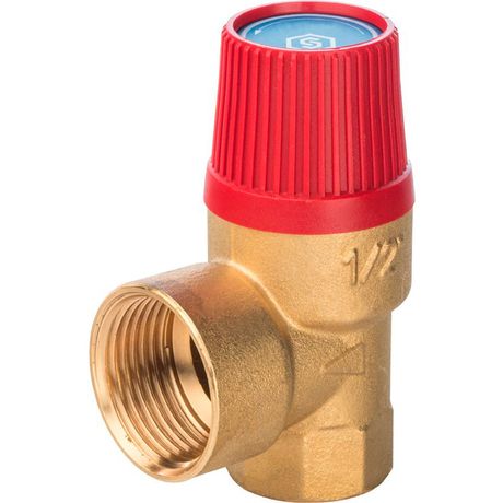 Клапан предохранительный 25x1/2' STOUT для систем отопления 2.5бар, Kvs=0.57м3/ч - RG008Q0C1G7C1I SVS-0001-002515