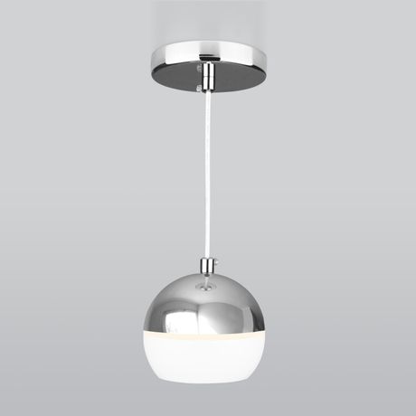 Подвес потолочный DLS023 9W 4200K белый/хром 9Вт Eurosvet | a047803 Elektrostandard