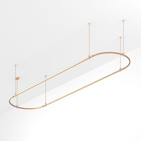 Трек ART-APRIORI-OVAL-ROD-800-4000x1000 (GD) (ARL, IP20 металл, 3 года) - 054531 Arlight