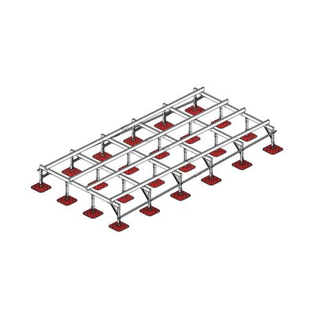 Конструкция опорная для установки оборудования TECHNORAPTOR FOOT 2500х5000 KM-TR-F-SSEI-2500-5000 КМ TR0053 КМ-Профиль