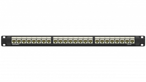 Патч-панель 19",1U,CAT6А, 24 модуля RJ45, неэкранированная | RN6APPU24 DKC ДКС