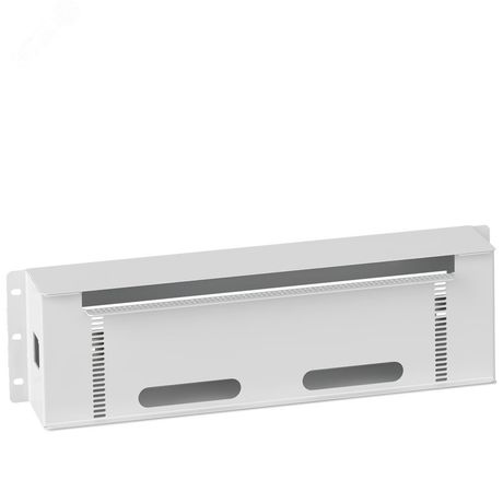 Корпус-панель с DIN-рейкой. 19 дюймов. 3U. 22 места. цвет серый (RAL 7035) - DP 0003.700 SYSMATRIX