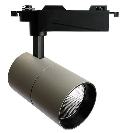 Светильник светодиодный трековый на шинопровод ДПО-30w 4000К 2700Лм серый - 51851 FERON