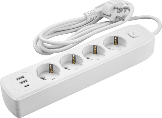 Удлинитель 90 842 OPE-USB-04-300-ESC-3x1 ОНЛАЙТ 90842 Navigator