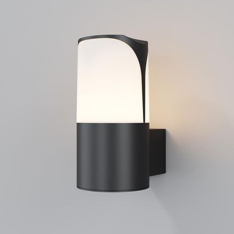 Светильник настенный (бра) Outdoor Piccadilly IP 44 E27х1х23W Черный - O016WL-01B Maytoni