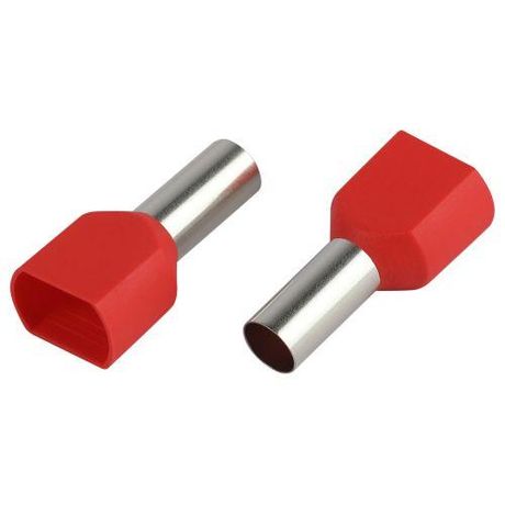 Эра Б0063342 Наконечник-гильза двойн НШвИ(2) 10.0-14 с изолированным фланцем (уп.50шт)