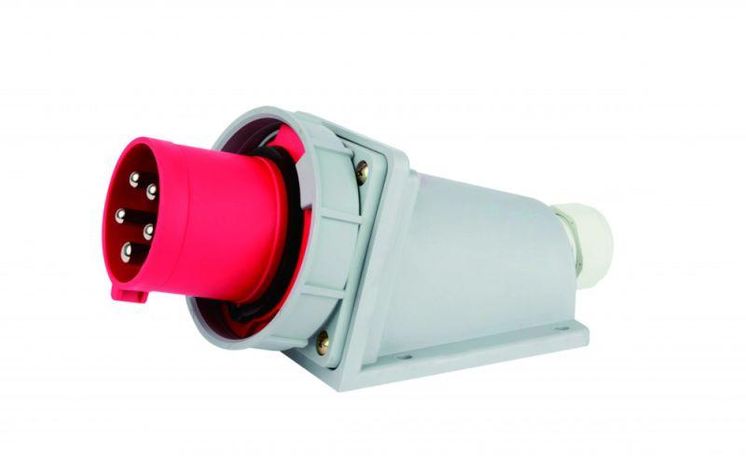 Вилка стационарная 3Р+РЕ+N 125А 380В IP67 ВС-103 DEKraft 26174DEK APC