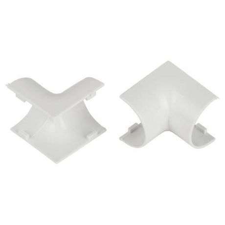Внутренний угол IC-KK-20-12-FW для полукруглого кабель-канала белый 20х12мм 2шт/комплект | Б0064975 ЭРА