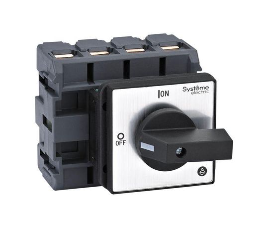 ЧЁРНОЙ РУКОЯТКОЙ НА ДВЕРЦУ 4 ВИНТАМИ - MSD100420B ВЫКЛЮЧАТЕЛЬ-РАЗЪЕДИНИТЕЛЬ 4P 100A IP20 С APC