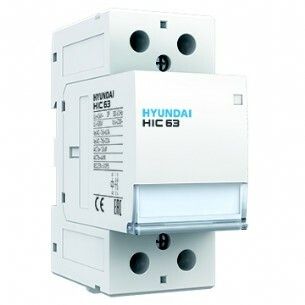 Контактор модульный магнитный HIC63 40NS X230 63А 40 кВт АС1/400VAC 4NO 50Hz 230V | 13.01.02.000465 HYUNDAI