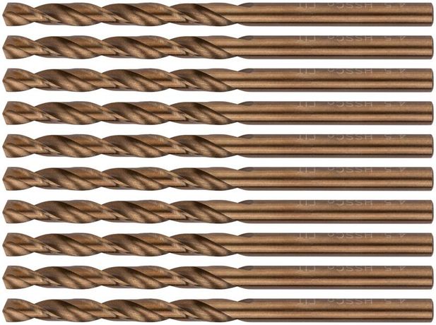 Сверло по металлу HSS с добавкой кобальта 5% Профи 4.5мм (уп.10шт) FIT 33945 РОС