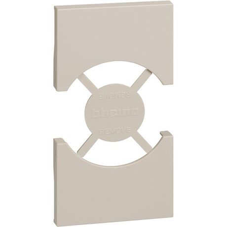 Панель лицевая 2мод. Living Now для розеток 2К+З немецк./итальянск. стандарт песоч. Leg BTC KM03 Legrand