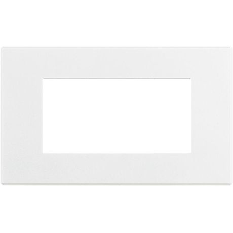 Рамка 4мод. Axolute Air декоративная итальянская модульность матовый бел. Leg BTC HW4804AW Legrand
