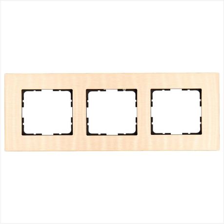 Рамка 3-м G-Metal метал. алюм. шампань Champagne Gold Jasmart G1003AG