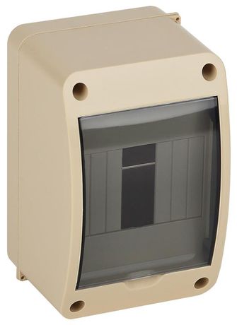 Щиток ОП Тусо 4мод. с верт. двер. 140х90х85мм беж. Ruvinil 68304БЖ TYCO