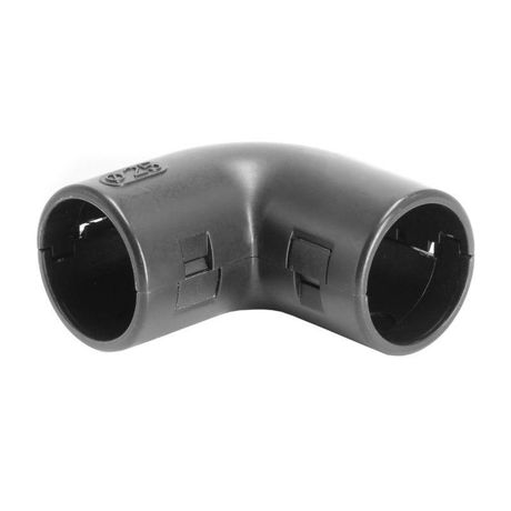 Колено открывающееся 90град. IP40 d25мм черн. DKC 50525B ДКС