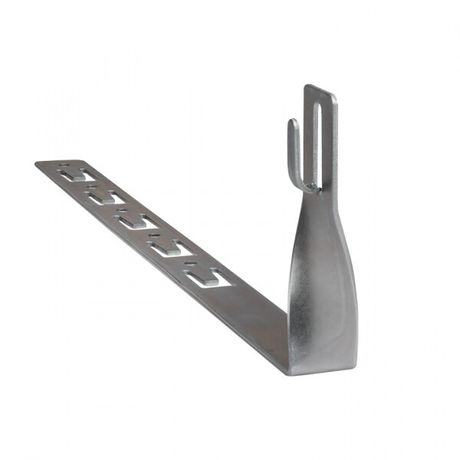 Держатель под черепицу L=330мм с крючком скрученный Ni EKF PROxima | lp-d2206-ni