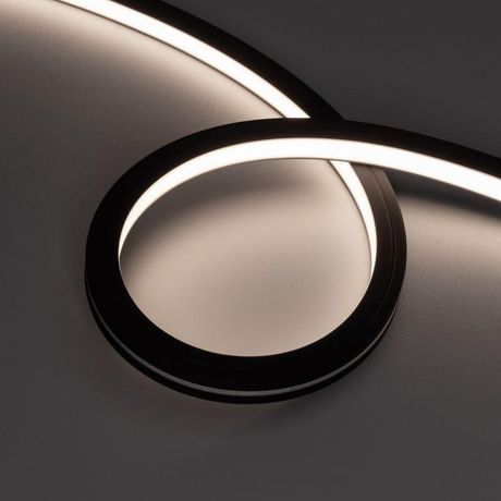 Лента светодиодная NOVA-TOP-BLACK-A120-16x15mm 24В Day 4000К 10Вт/м IP67 2835 wire x2 вывод боков. герметичная (уп.5м) Arlight 049082