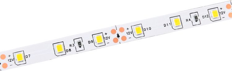 Лента светодиодная LSR-2835NW60-4.8-IP20-12В (уп.5м) IEK LSR1-0-060-20-3-05