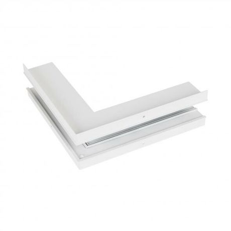 Коннектор угловой MAG-CON-4560-F-L90-EXT (WH, внешний) (Arlight, IP20 Металл, 3 года) - 027013