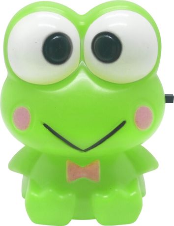 Ночник светодиодный NLA 02-FG ЛЯГУШОНОК зелёный с выключателем 230В | 4690612028958 IN HOME