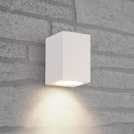 Светильник садово-парковый, 230V GU10, DH050 , белый (на стену) | 48326 FERON