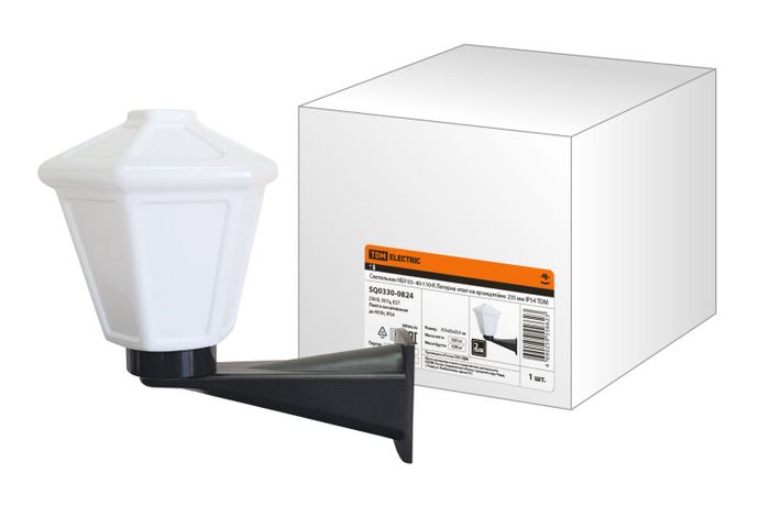 Светильник садово-парковый НБУ 05- 40-110-К Латерна опал на кронштейне 235 мм IP54 | SQ0330-0824 TDM