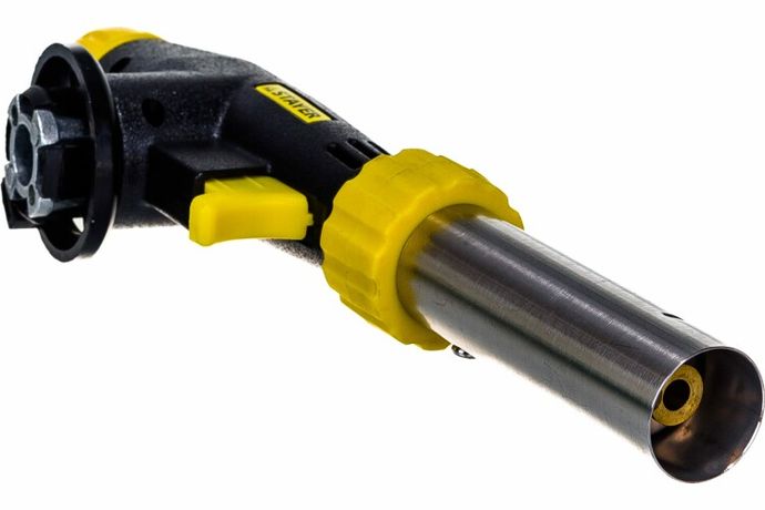 Газовая горелка "ProTerm" на баллон, "PROFESSIONAL" 55580, с пьезоподжигом, регулировка пламени, цанговое соединение, 1300С | 55580 STAYER