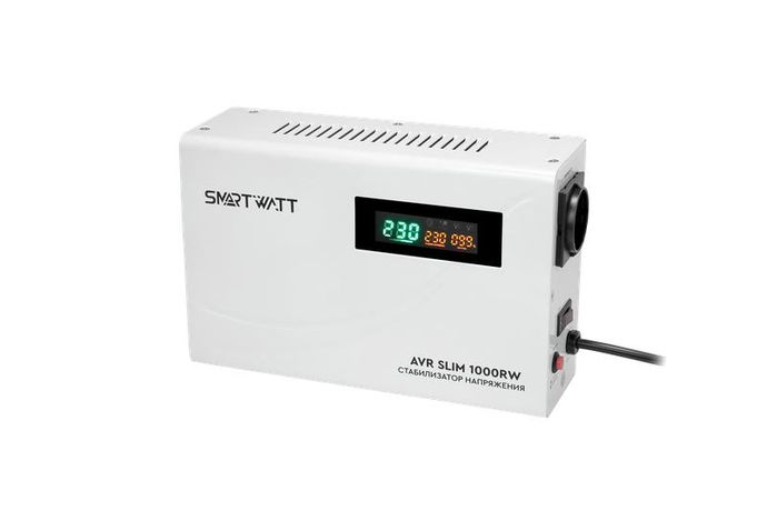 Стабилизатор напряжения настенный SMARTWATT AVR SLIM 1000RW | 4512020310001 Delta