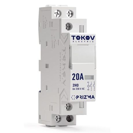 Контактор модульный 18мм 25А 230В АС 1НО 1НЗ PRIZMA TOKOV ELECTRIC TKE-PZ-MC-1-25-230-11 TOKOV ELECTRIC арт. TKE-PZ-MC-1-25-230-11