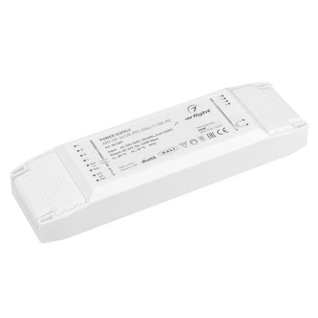 Блок питания ARV-SP-24120-PFC-DALI-1-10V-PD (24V, 5A, 120W) (IP20 Пластик, 5 лет) - 041387 Arlight