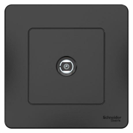 Розетка телевизионная TV 1-м СП Blanca коннектор антрацит SE BLNTS000016 APC