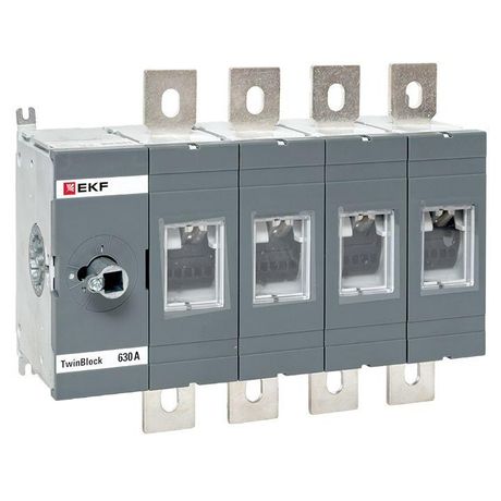 Рубильник 630A 4P без рукоятки управления TwinBlock | tb-s-630-4p EKF