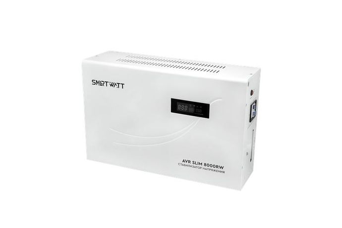 Стабилизатор напряжения настенный SMARTWATT AVR SLIM 8000RW | 4512020310009 Delta