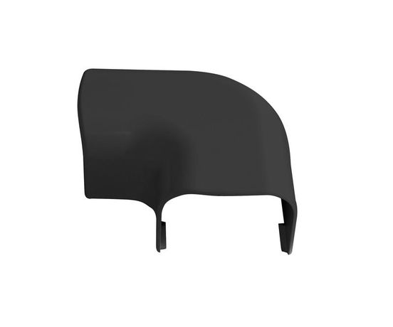 Поворот 90град. для кабель-канала РКК 74х55 Арктика черн. Ruvinil ПВР-74Х55-Ч TYCO