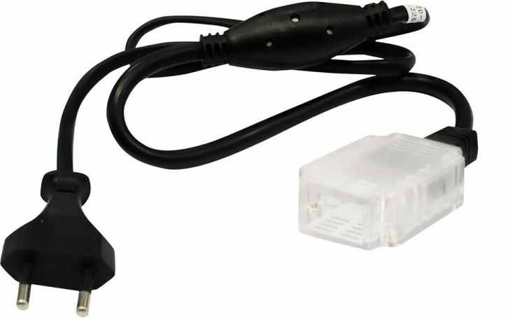 Шнур сетевой LED-F L-0.8м для трехжильного светодиодного дюралайта - 26094 FERON