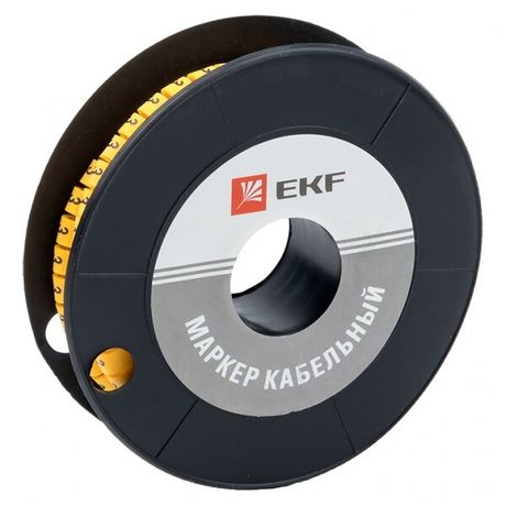 Маркер кабельный 2.5кв.мм 3 (1000ед) (ЕС-1) - plc-KM-2.5-3 EKF