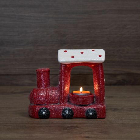 Керамический подсвечник «Паровоз» 17.1х7.1х14.7 см | 501-070 NEON-NIGHT