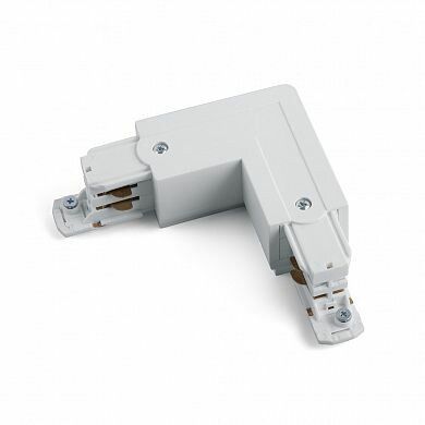 Коннектор угловой левый внешний для трехфазного шинопровода белый - PRO-0435 FERON 41080