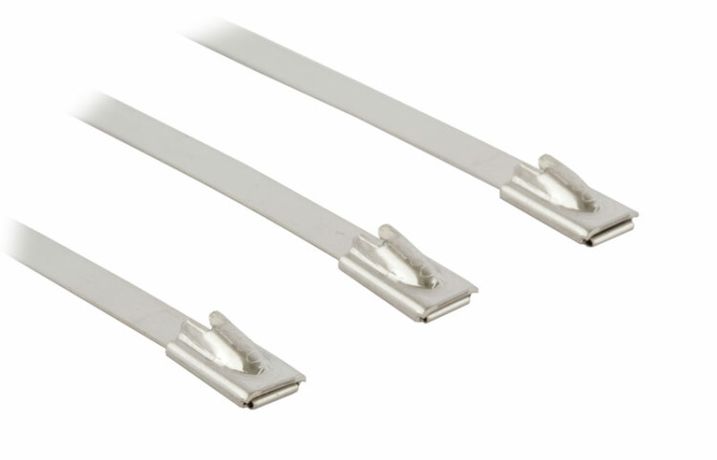 Стяжка стальная 304L нержавеющая сталь (100шт) - 17099 Hyperline