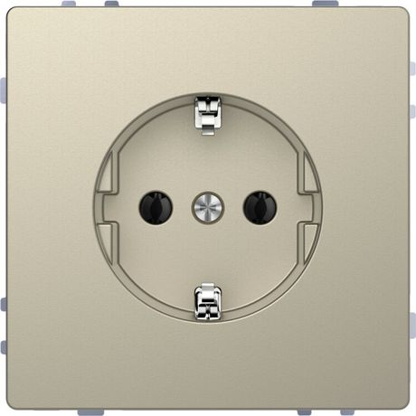 Розетка 1-м СП Merten D-Life 16А IP20 с заземл. без защ. шторок SD сахара SchE MTN2301-6033 Schneider Electric