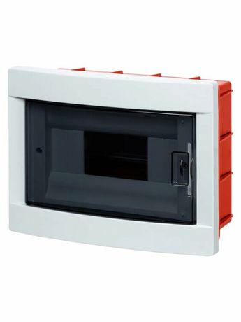 Бокс пластиковый встраиваемый ЩРВ-ПМ-8 модулей АБС-пластик IP40 Народный | SQ0921-0004 TDM