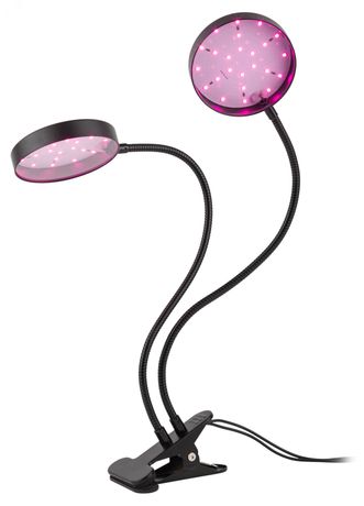 Светильник светодиодный FITO-20W-АLED-R 20Вт для растений красн./син. спектр на прищепке черн. Эра Б0053290