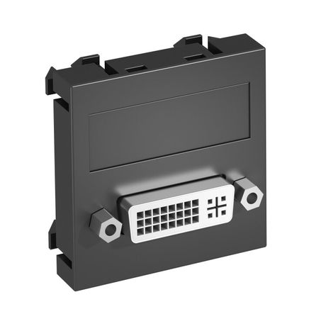 Мультимедийная рамка DVI Modul45 (черный) (MTG-DVI S SWGR1) | 6104733 OBO Bettermann
