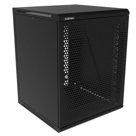 Шкаф телекоммуникационный настенный ТВС-15U-600-600-ПР-9005 SUPRLAN 05-2158-B Net.on