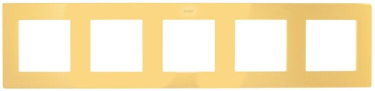 Рамка 5-м Simon24 зол. Simon 2400650-166 2400650-066