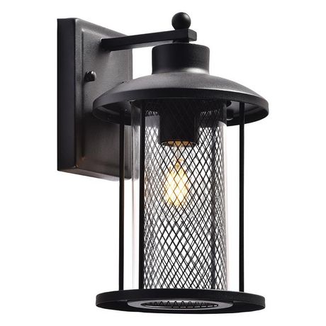 Светильник садово-парковый Feron PL721 на стену вниз 60W E27 230V, черный | 48388