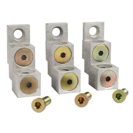 Комплект зажимов для присоединения 2 кабелей OptiMat D100, D160, D250 63-250А-УХЛ3-3 шт | 318010 КЭАЗ