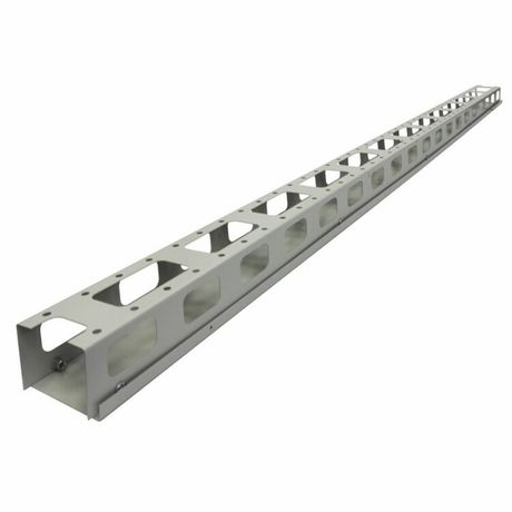 Вертикальный кабельный органайзер 42U, Standart с крышкой, ширина 100мм | 04-2640 REXANT MEET