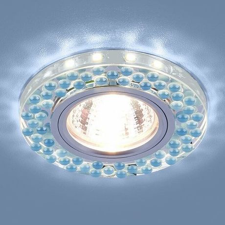 Светильник точечный встраиваемый 2194 MR16 SL/BL зеркальный/голубой | a036791 Elektrostandard